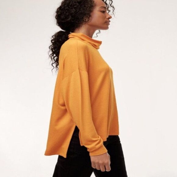 ARITZIA Wilfred Free | Misha Turtleneck in Orange - Picture 9 of 9